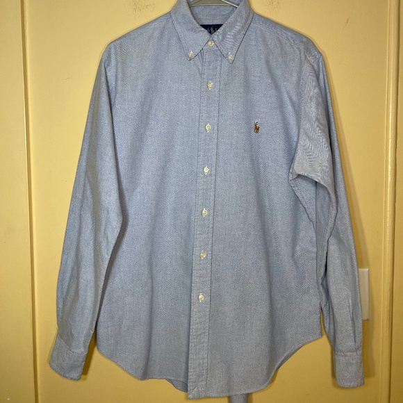 Ralph Lauren Blue Button-Down Shirt - Picture 1 of 7
